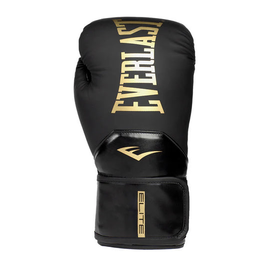 Guante Boxeo Everlast Elite 2 Negro/Dorado