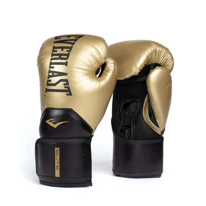 Guante Boxeo Everlast Elite 2 Dorado/Negro