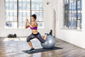 Balón Pilates Everlast Gris 75 cm
