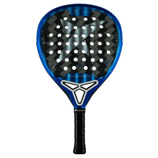 Pala de pádel Drop Shot Axion Attack 1.0 Jon Sanz 2025 con caras Carbon 24K Twill y núcleo Eva Pro High Density, nivel medio-avanzado
