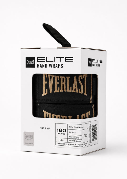 Vendas para manos Everlast Elite Negro